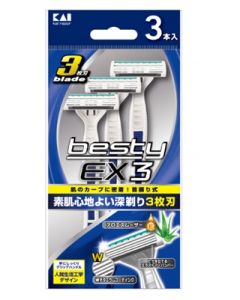 BESTY EX3 男士剃刀 3件裝 (3枚刃)