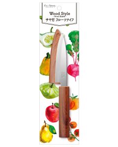 木紋水果刀連刀套